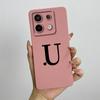Чехол для Xiaomi Redmi Note 13 Pro 5G Чехол-крышка для Redmi Note 13 Pro 5G Милые парные буквы Квадратный чехол для телефона Мягкая противоударная задняя крышка