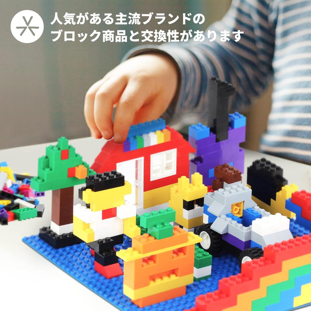 WYSWYG 1200 Pieces Fully Compatible with Mainstream Brand Blocks Classic Building Blocks Toys Basic Blocks 10 Colors 14 Shapes Suitable for Ages 6 and