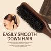 Wooden Handle Barber Styling Bristle Brush Backcombing Back Hair Brush  For Thick/Fine Hair