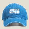 Dunder Mifflin Inc. Логотип Модная стираная бейсболка Кепка для активного отдыха на улице