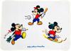 MORIPiLO Morishita Lap Blanket Misato Pottery Mickey Ivory 70x100cm Half Blanket Disney Character Goods 4621430