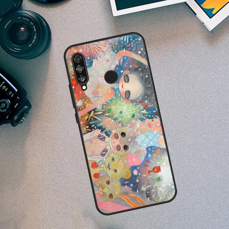 Aya takano Для Huawei Nova Y70 Y91 Y72 Y73 Y60 Y90 Y61 8i 7i 11i 12i 12s 9 10 SE P20 P30 P40 Lite Чехол