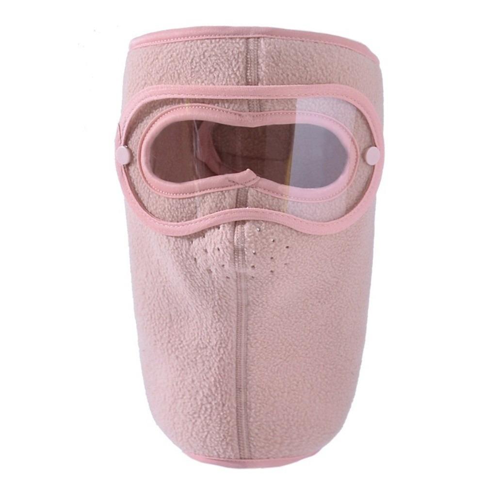 Plush Full Face Cover Soft Goggles Mask Ear Protection Winter Cycling Mask Cold Weather