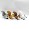 1Pcs Mini Plush Simulation Squirrel Ornament, Artificial Squirrel Figurine Fake Animal for Christmas Table Decoration