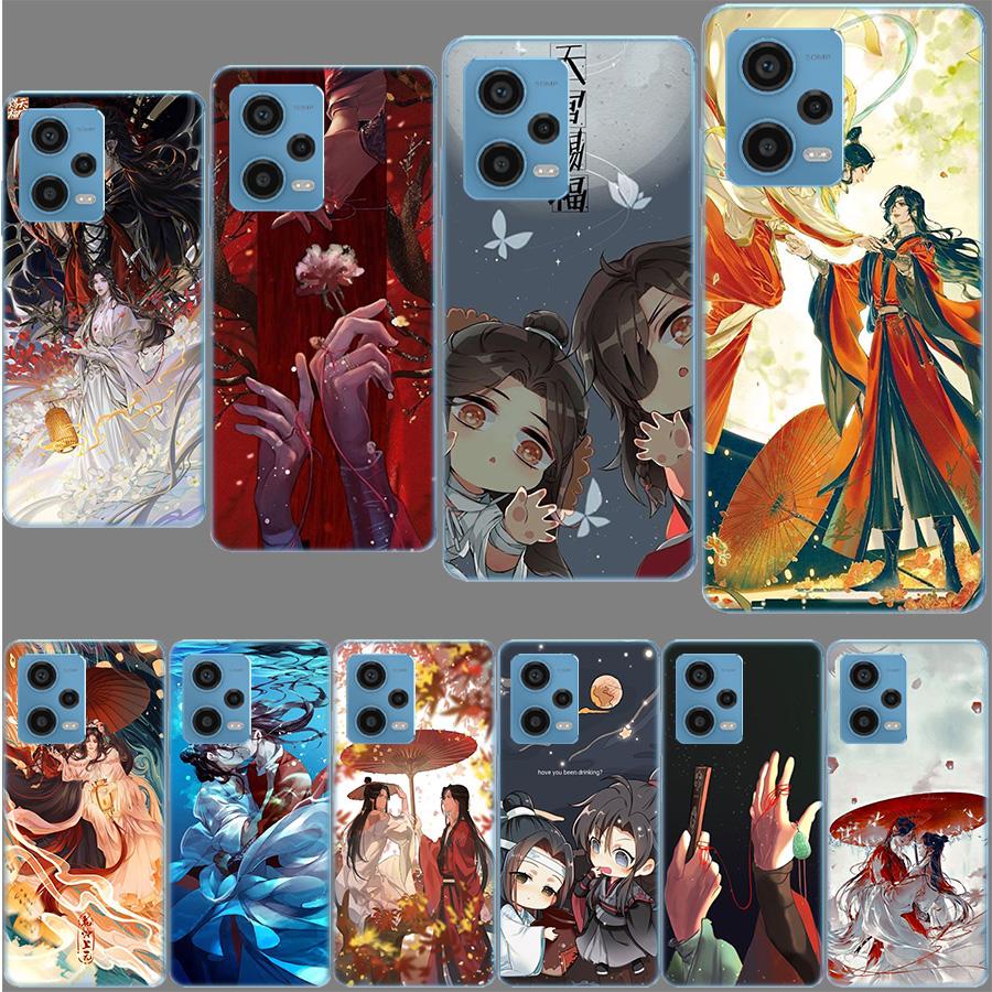 Чехол для телефона Tian Guan Ci Fu для Redmi Note 13 12 14 15 Pro Plus 13R 11 11T 11E 11S 10 Pro 10S 9 9S Защитный чехол из прозрачного ТПУ Capa Case
