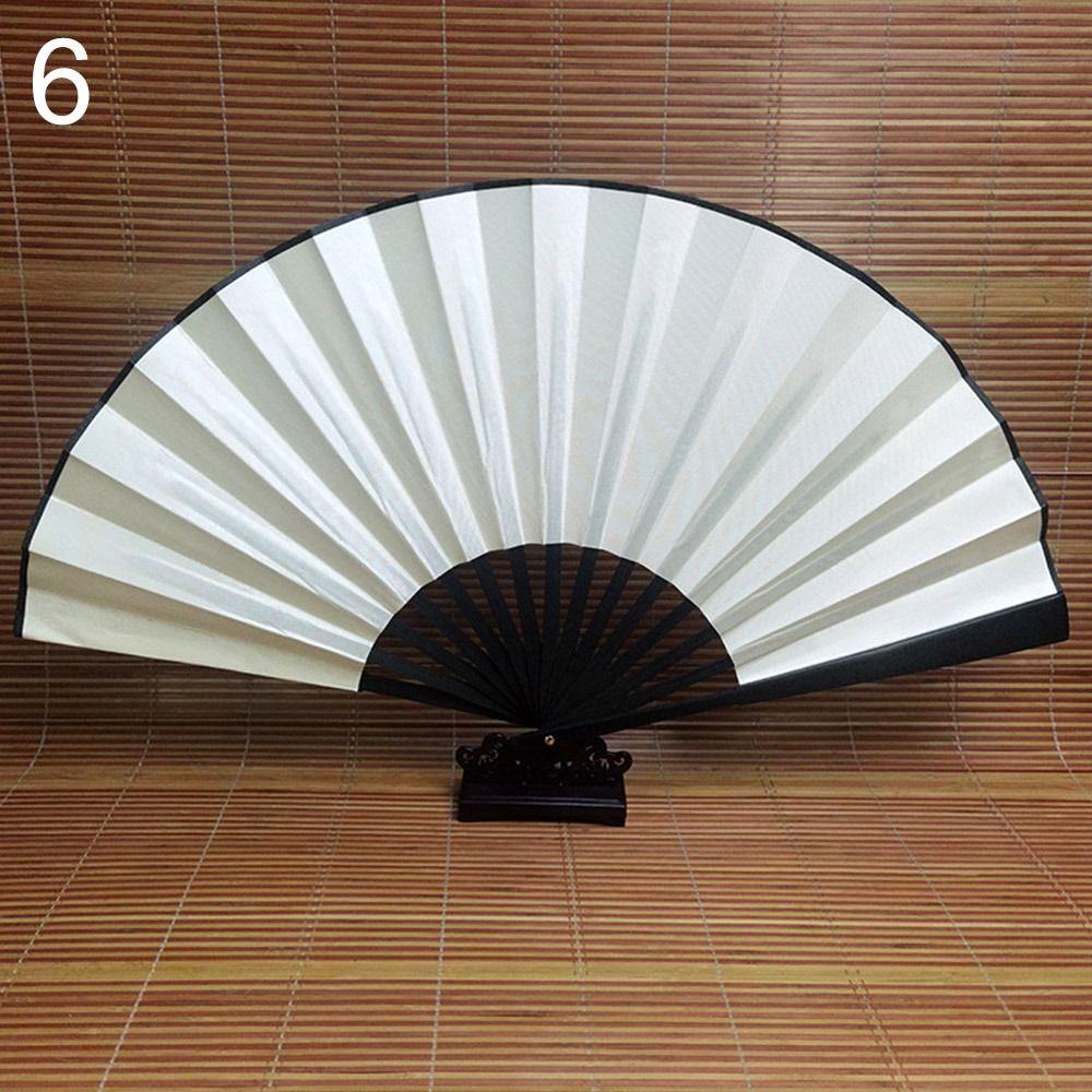 48 см Китайский Тай Чи Декор для свадебной вечеринки Складной сценический веер Веер для йоги Веер для кунг-фу Пластиковый веер из кости