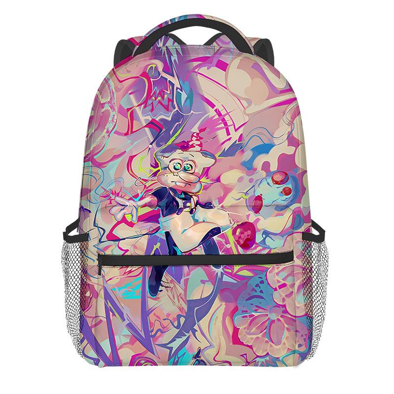 Classic Kpop Youthful School Bags Unisex Cool Pizza Tower Travel Bags 3D Print Oxford Waterproof Notebook Shoulder Backpacks