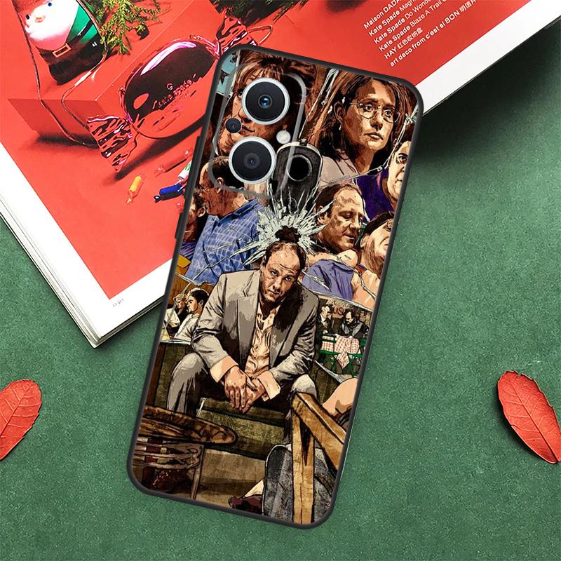 Чехол для телефона OPPO Reno 10 11 12 13 14 Pro 11F 12F 13F 14F 7 8 Lite с изображением «Клан Сопрано» Чехол для OPPO Find X9 X8 X5 Pro