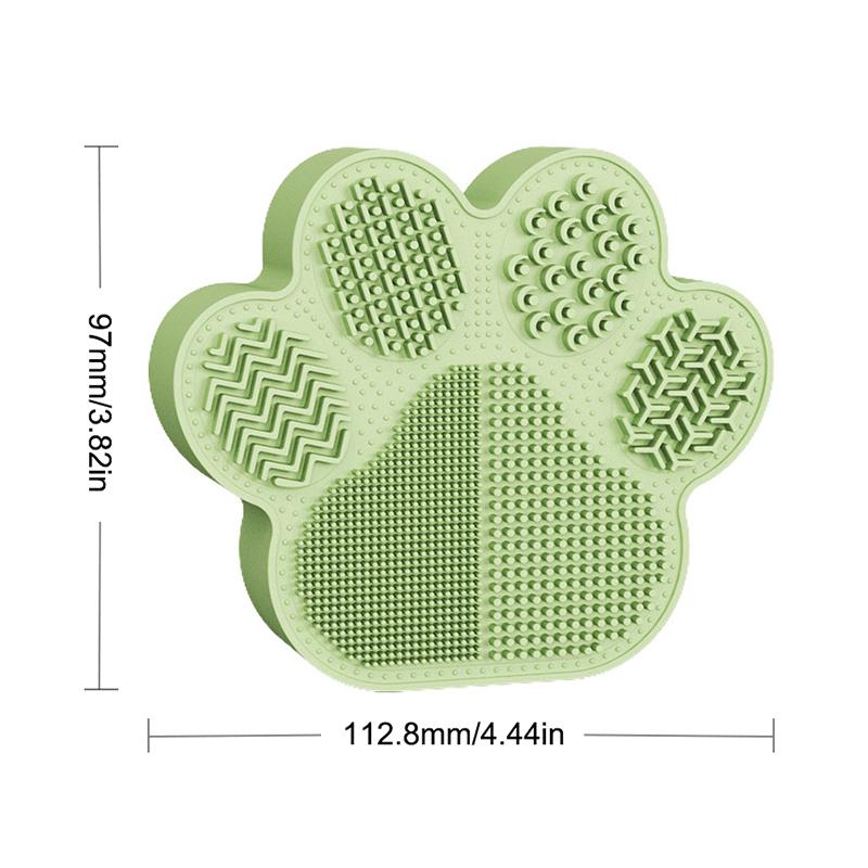 Two-In-One Makeup Brush Cleaning And Storage Box Cat Claw Makeup Brush Storage Rack Silicone Makeup Brush Cleaning Box