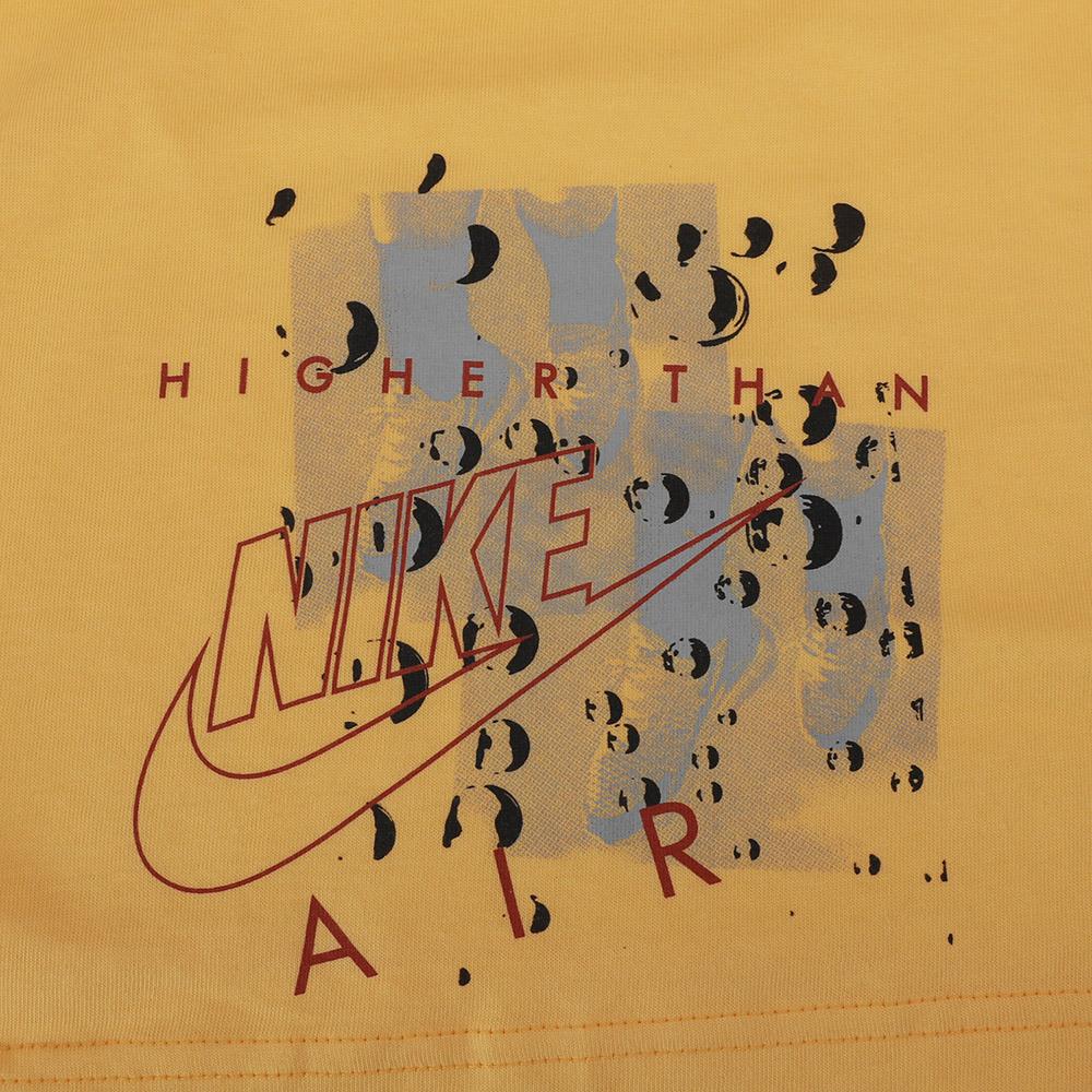 Nike Спортивная футболка Lux Print Crew Neck для женщин, цвет желтый CT8921-795