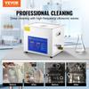 10L Ultrasonic Cleaner Machine Stainless Steel Ultrasonic Cleaning Machine Digital Heater Timer Jewelry Cleaning for Commercial Personal Home Use(10L)