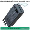 Набор для самостоятельной сборки Power Bank на аккумуляторах 18650: Без пайки, 3 линии, 16 слотов, Съемный аккумулятор.