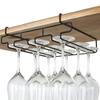 Storage Shelf Organizer Cabinet Bar Stemware Holder Cup Hanger Wine Glass Rack Hanging Rack