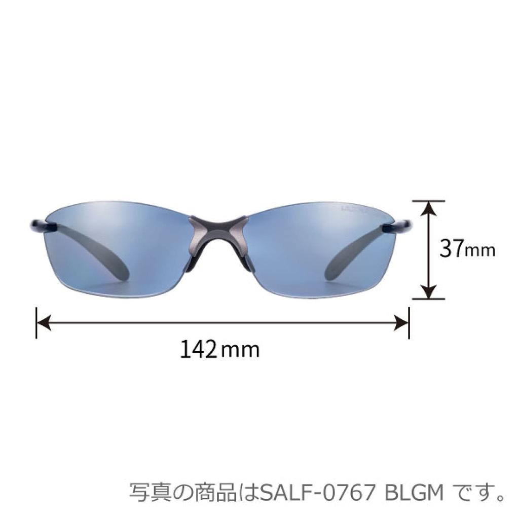 Спортивные поляризованные солнцезащитные очки SWANS Airless Leaf Fit с поляризованными линзами, модель BK, черный x пурпурный, для вождения, рыбалки, бега, скалолазания SALF-0053
