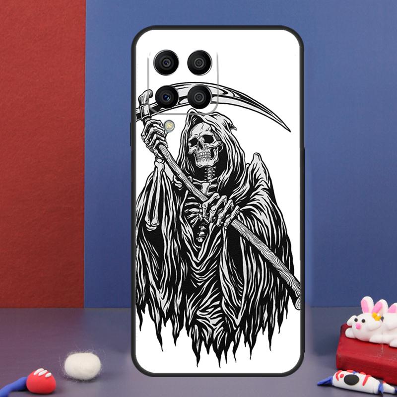 Death Grim Reaper Skull Case For Samsung Galaxy M31 M21 M11 M13 M54 M34 M14 M56 M36 M16 M53 M32 M52 M35 M55 M15 M06