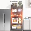 Beifu 5-Tier Carbon Steel Kitchen Storage Rack