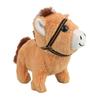 Simulation Plush Horse Toy with Sound Electric Walking Interactive Horse Plushie Toddlers Boys Girls Educational Stuffed Animal Toy