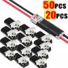 20/50pcs Car Electrical Connector Wire Cable Automotive Electrical Connectors Strip Terminal Connection 2 Pin Way Plug