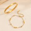 New Niche Bracelet Color Fashion Stainless Steel Bracelet Light Luxury High-end Cross Bracelet Jewelry Women