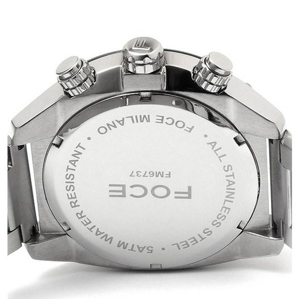 Мужские металлические часы Poce Milano Swiss Movement 49mm FM6737BK + Case,популярные корейские часы