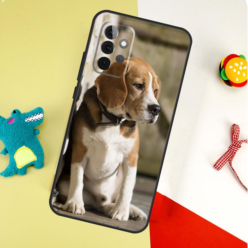 Милый пес Бигль Для Samsung Galaxy A54 A34 A14 A55 A35 A15 A53 A33 A13 A05 A06 A16 A22 A32 A52 Чехол для телефона
