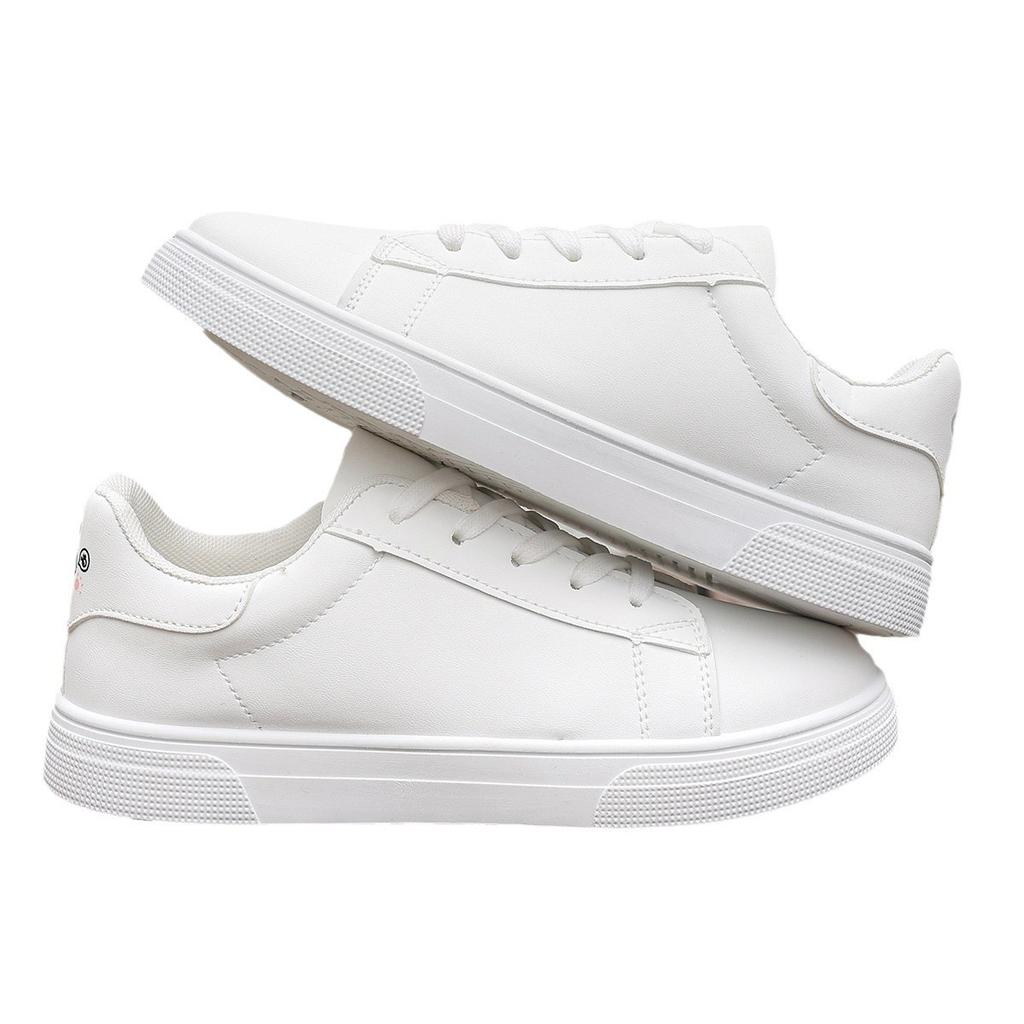 Large Size White Shoes Women's Spring and Summer Youth Casual Versatile Women's Shoes Students White Sports Board Shoes Women