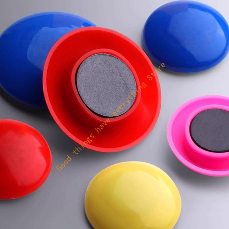 Bright Plastic Covered Buttons Slip Resistant Design For Office Organization Whiteboard Decors Photo Holders 55KF