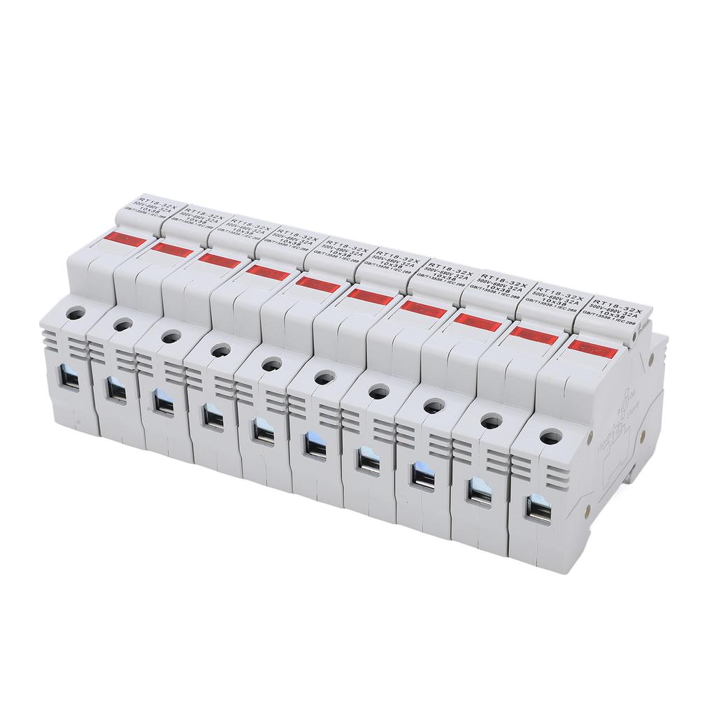 RT18‑32X Miniature Rail Mounted Fuse Holder Base with LED Indicator Electrical Accessory 32A 500‑690V1P