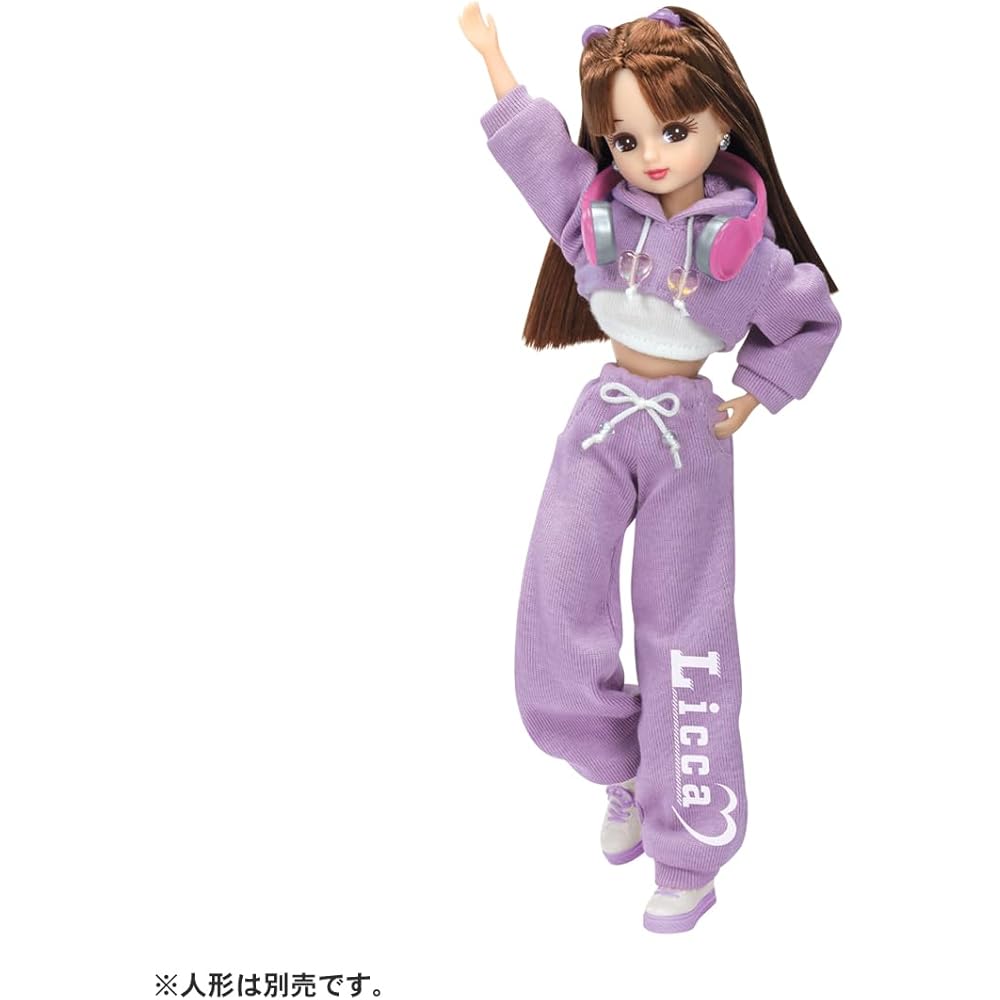 Takara Tomy Licca-chan Dress LW-09 Dance Practice Outfit Doll Clothes Toy for Ages 3 and Up