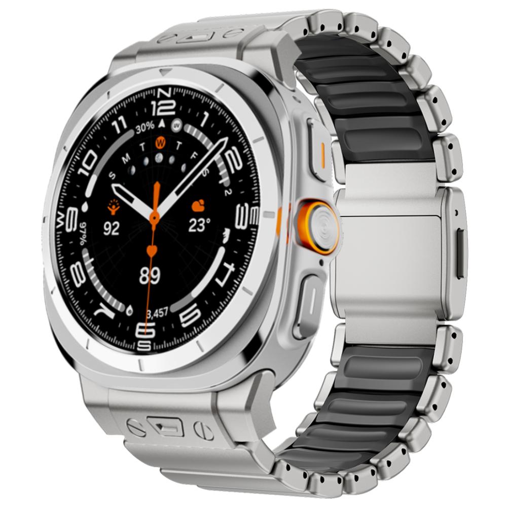 Роскошный титановый ремешок для Samsung Galaxy Watch Ultra 2025 Металлический ремешок для SAMSUNG GALAXY WATCH ULTRA 47MM 2024 Аксессуары