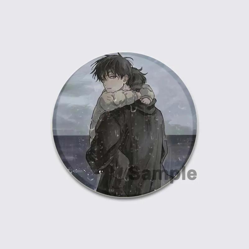 32/44/58mm BL Anime Low Tide In Twilight Badge Cartoon Brooches On Backpack Clothes Handmade Round Enamel Pins for Jewelry Gift Accessory