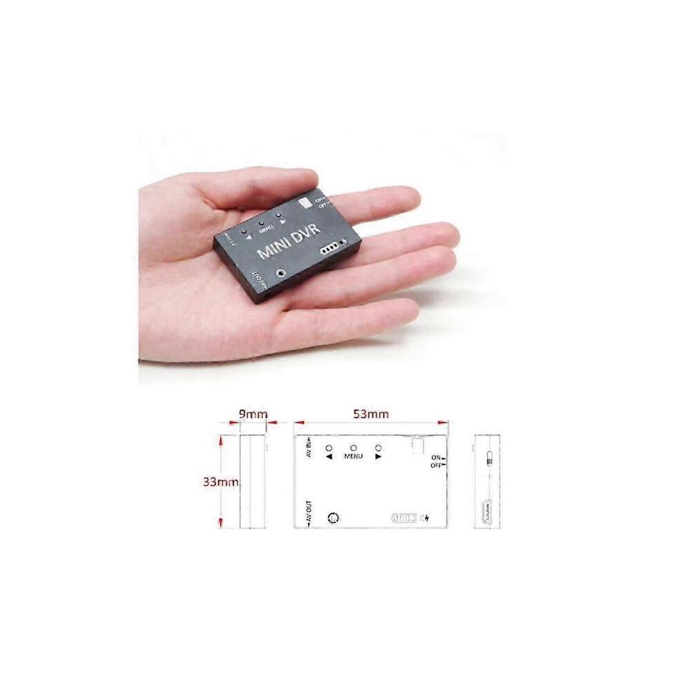 FPV Recorder Mini FPV DVR Module NTSC/PAL Switchable Built-in Battery Video Audio FPV Recorder for