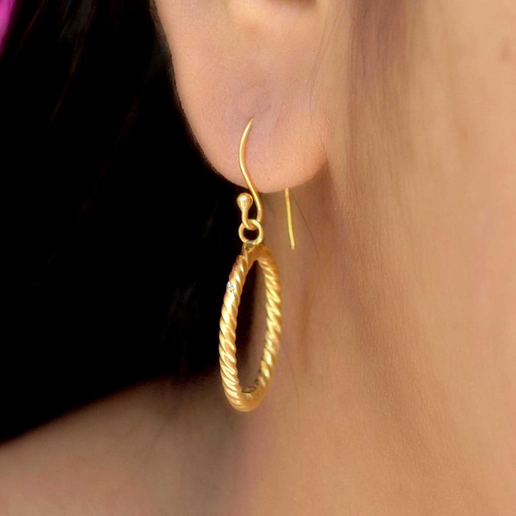 Boho 925 Silver 18K позолоченные серьги-подвески для женщин, 925 Silver Уникальные украшения ручной работы, подарок на День матери, подарок на годовщину