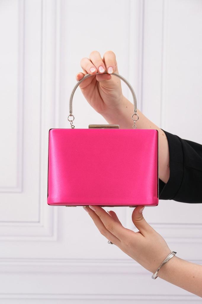 Women's Stylish and Useful Evening Dress Bag Women's Powder Fabric Evening Dress Clutch Portfolio Bag