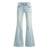 High-waisted and slightly pulled jeans for women's new summer explosions are worn out, the small man does not stick to the legs and looks thin