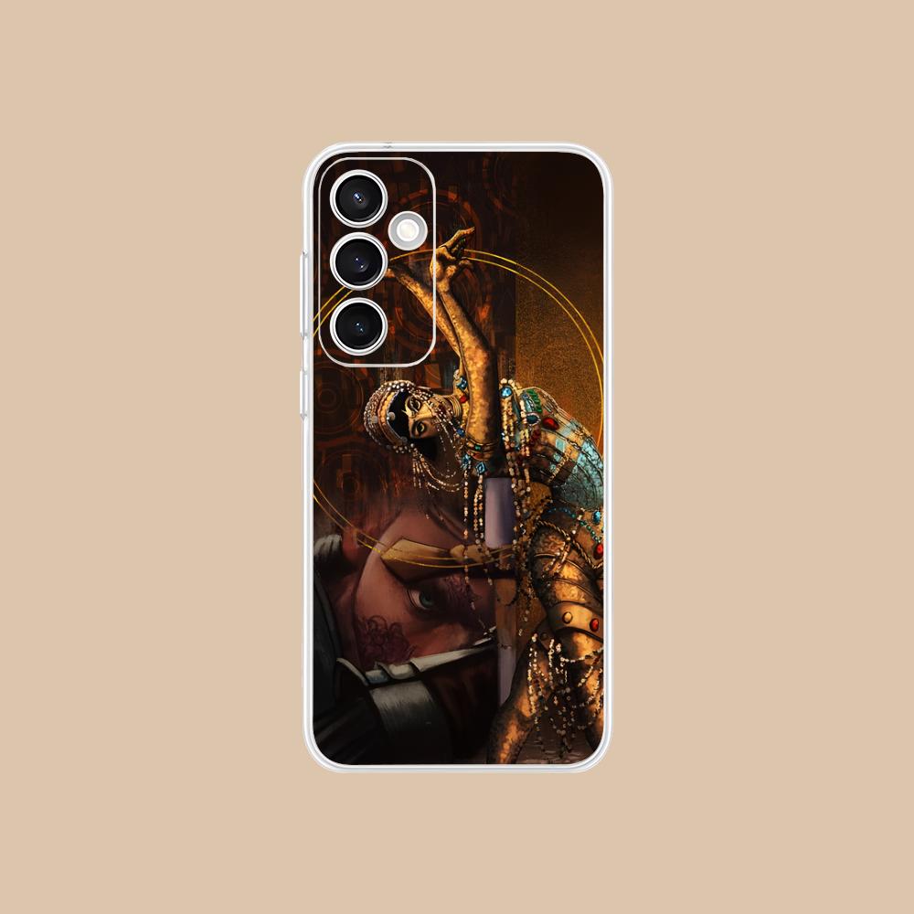 Jibaro Siren Mobile Cell Phone Case for Samsung Galaxy S25 S24 S23 S22 S21Plus FE Ultra Clear Colorful Cover Smartphone Luxury