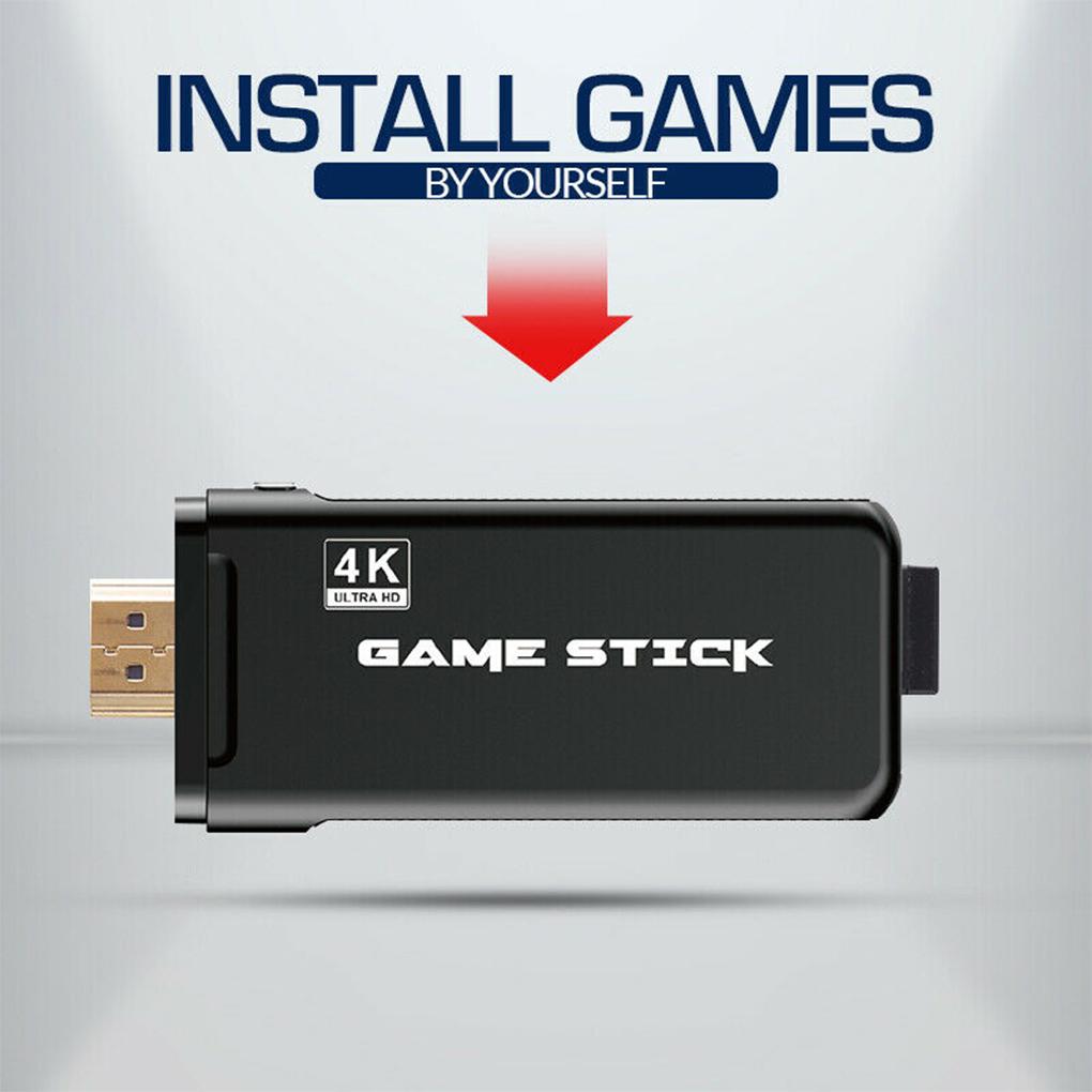 64G 10000 Игр Портативная 4K ТВ Видео игровая консоль С 2.4G Беспроводным контроллером Поддержка CPS PS1 Ретро игровая консоль