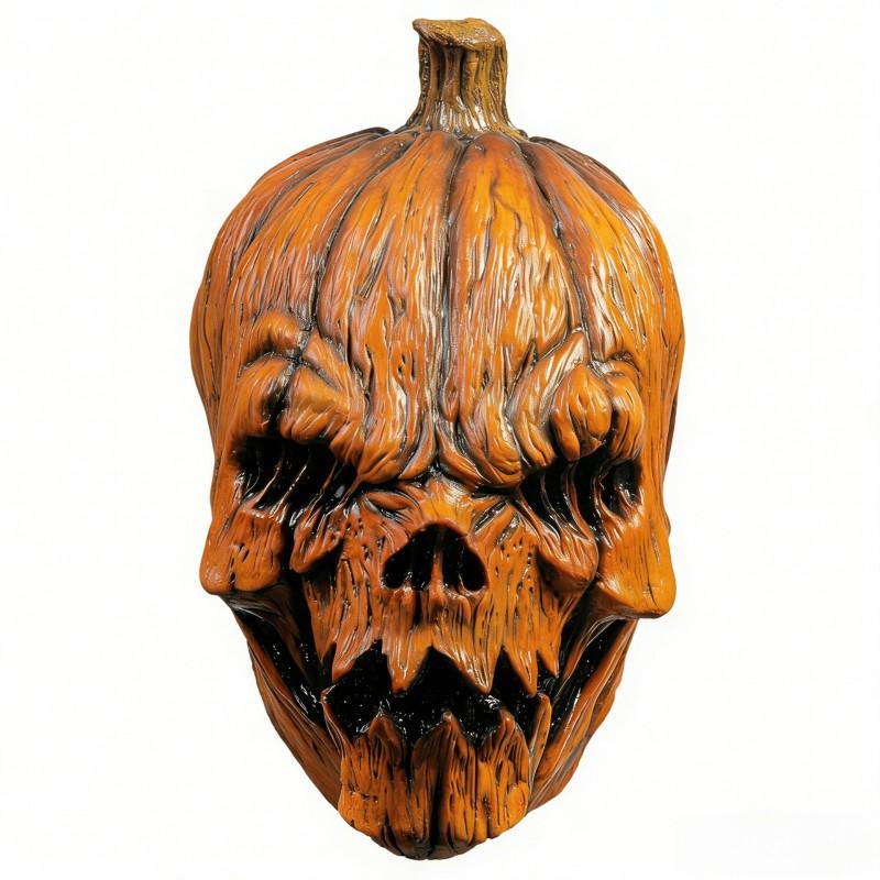 Halloween Pumpkin Skull Mask Latex Full Head Horror Cosplay Party Haunted House Costume Prop
