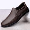 Мужские лоферы из натуральной кожи, деловые балетки, классические слипоны, мужская повседневная обувь, мокасины, удобная нескользящая уличная обувь