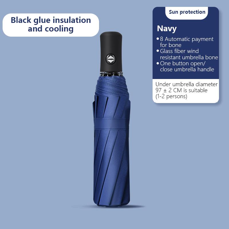 Automatic Umbrellas Rain Gear Men Women Strong Frame 8/10Ribs Folding Windproof Big Parasol Portable Resistant Umbrella For Rain