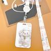 Cartoon Credential Card Holder Bags Doctor Nurse Neck Strap Lanyards Keychain Pass Card Holder Hang Rope Lariat Lanyard Gifts