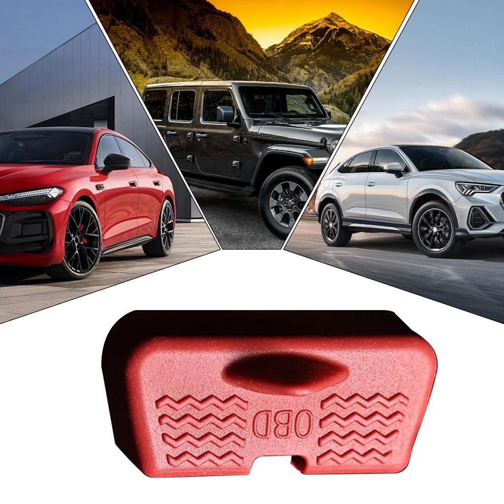 Защитный чехол для OBD-порта автомобилей, силиконовый, водонепроницаемый, пылезащитный, автоаксессуар, крышка OBD-интерфейса автомобиля для внедорожника, автодома, автомобиля, поездки, путешествия