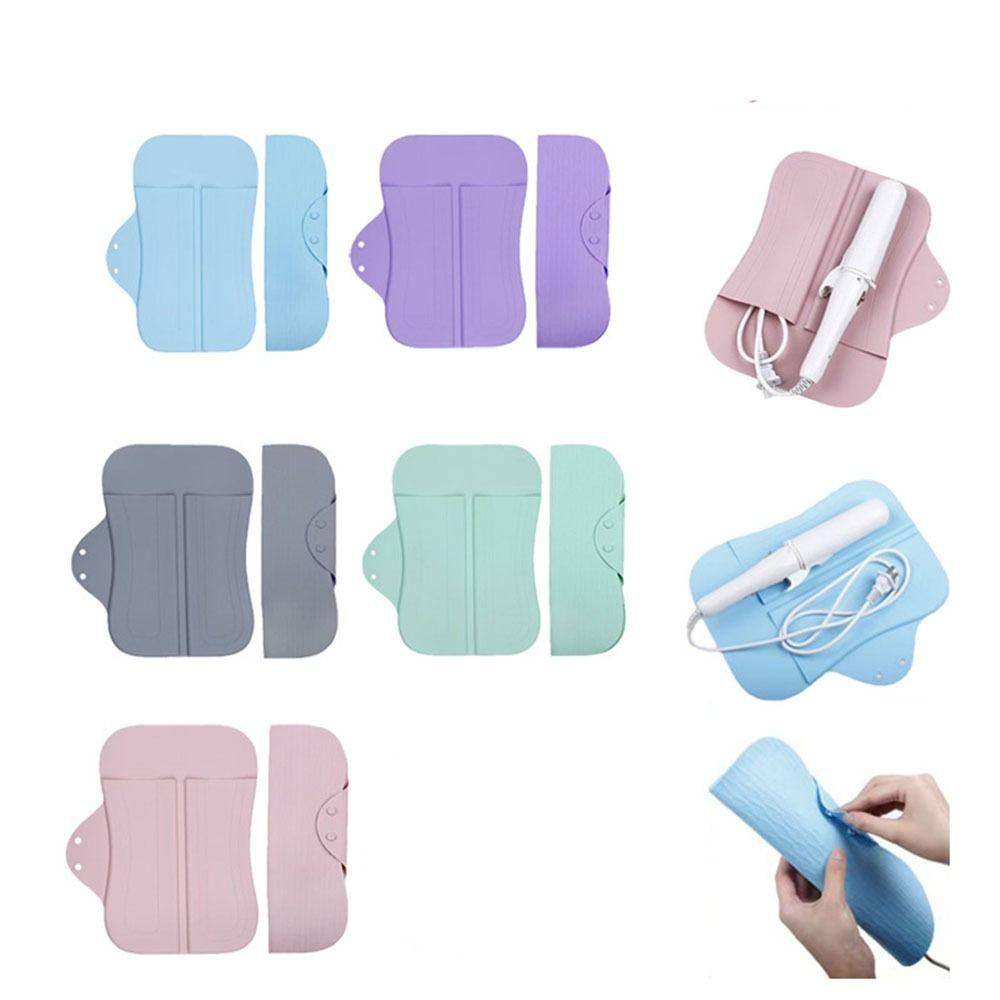 Силиконовый защитный чехол для щипцов для завивки волос, нескользящая сумка для хранения выпрямителя для волос, инструмент для укладки волос