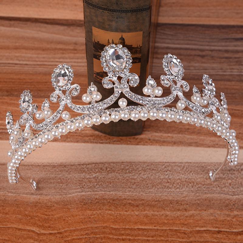 Свадебная тиара корона на день рождения супер фея свадебная тиара барокко корейское свадебное платье корона женская простая и элегантная принцесса