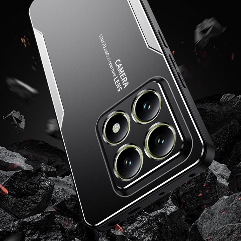 Для чехла телефона Xiaomi 14T Задняя крышка из алюминиевого сплава ТПУ ПК