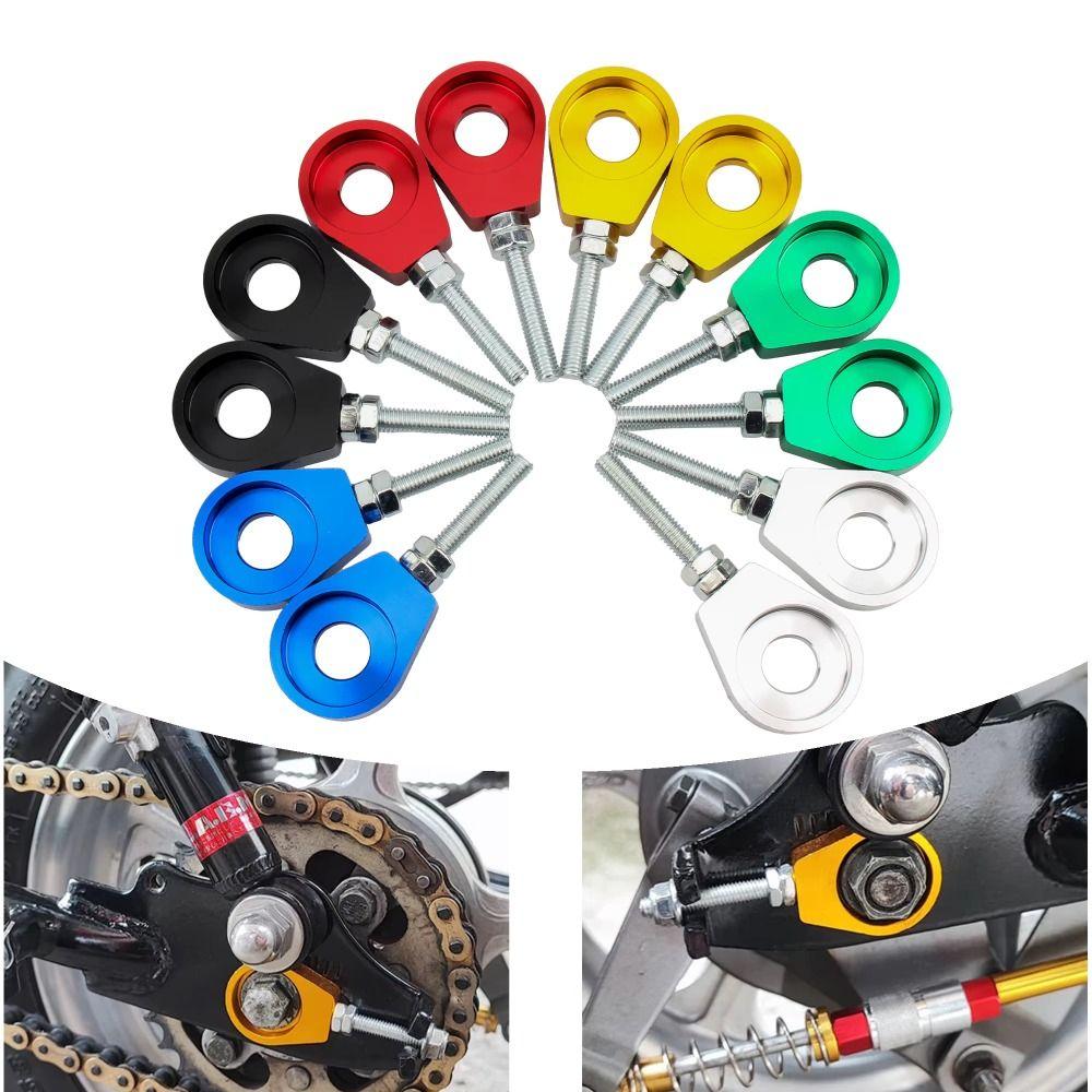 2pcs Heavy Duty Motorcycle Modification Parts Chain Tensioner Adjuster Motorcycle Modification