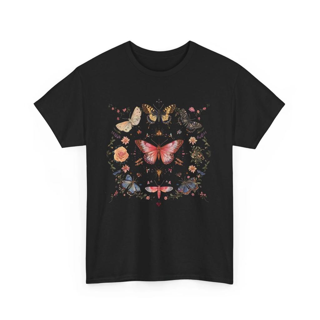 Butterfly Print T-Shirt for Women and Men | Fashionable Trendy Casual Tee