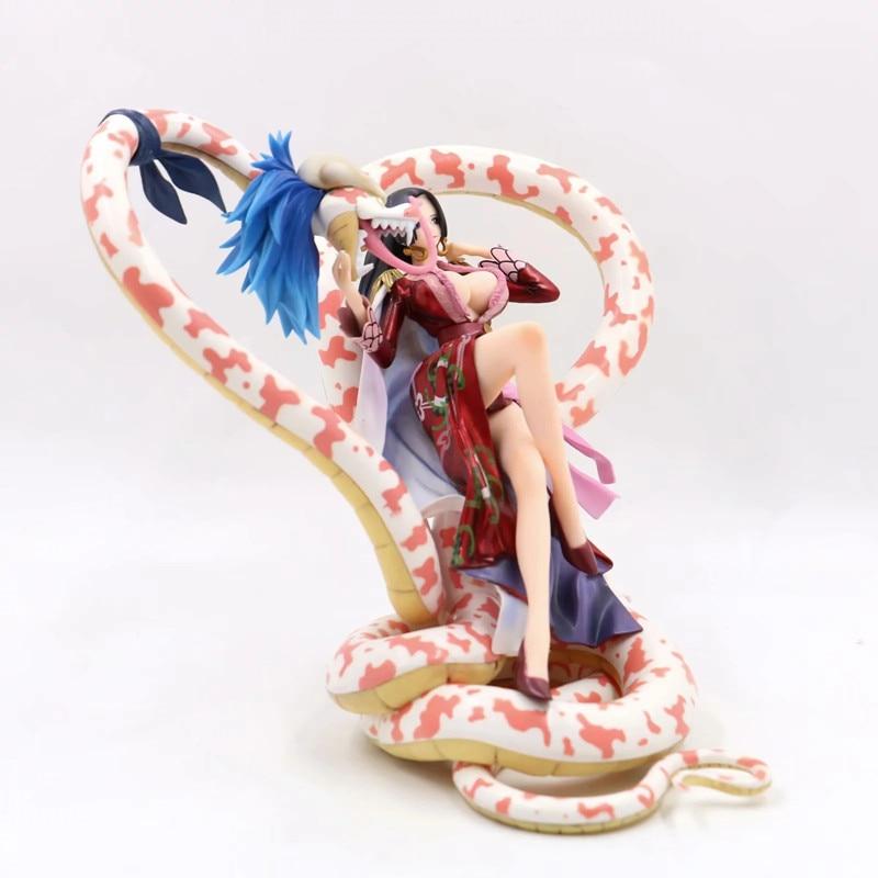 One Piece Figurine Anmie Figures Snake Princess Boa Hancock Action Figure Pvc Statue Collection Model Toy Birthday Gift 220mm