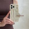 Мягкий чехол с 3D-волновым узором для iPhone 13-17 Pro Max