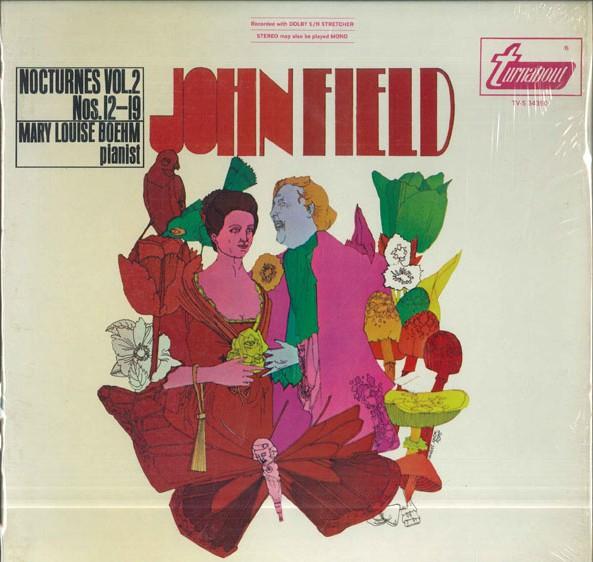 Виниловая пластинка MARY LOUISE BOEHM John Field Nocturnes Vol2 Nos121 TVS34350 TURNABOUT 1970 США Классика Б/у